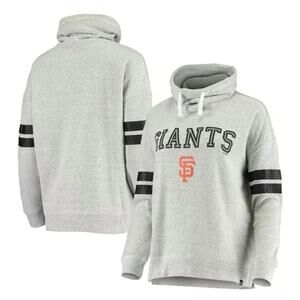 '47 Women's Heathered Gray San Francisco Giants MLB Funnel Neck Pullover XXL